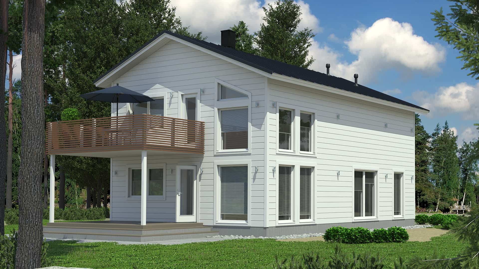 Дом из бруса 11×8 м Дом из бруса 11×8 м
